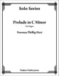 Prelude in C Minor Organ sheet music cover